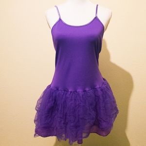 Tulle Tutu purple vintage Strap costume Dress